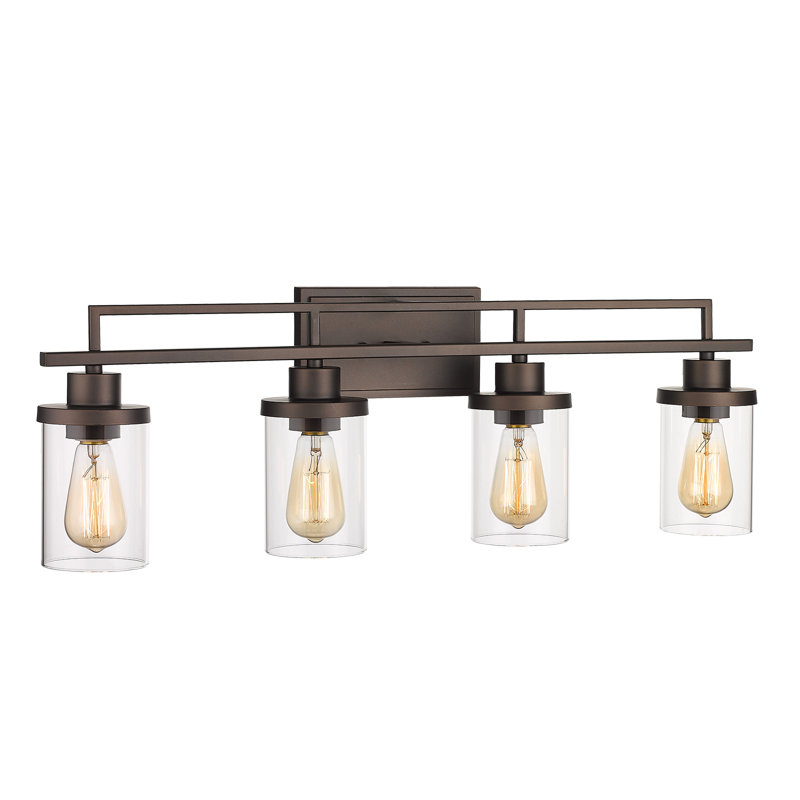 Dimmable Vanity Light, 4, Oil Rubbed Bronze