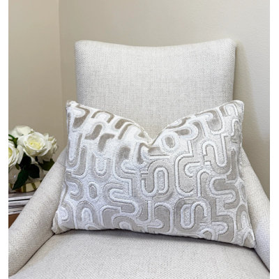 Housse de coussin en velours Retro Graphic
