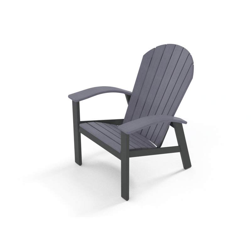 Augusto Outdoor Adirondack Chair, Cape Gray, Desert