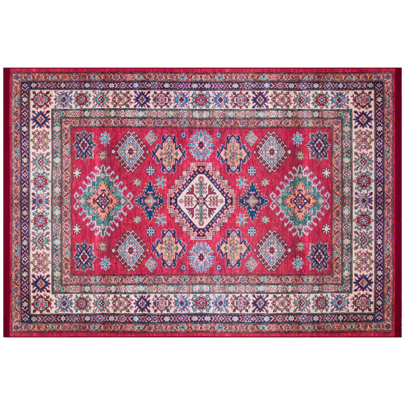 Tapis intérieur / extérieur en coton Sabesan, Tapis de couloir 2 pi 7 po x 6 pi 7 po