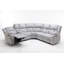 Landis Upholstered Reclining Curved Sectional Left Hand Facing