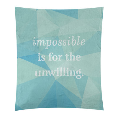 Tapisserie quote-en polyester en faux gemme