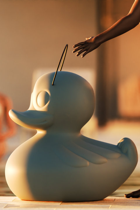The Mega Duck Deco Sculpture