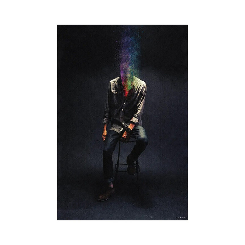 Judging My Choices by Underdott Art - Wrapped Canvas Print, 20.32 cm H x 30.48 cm W