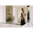 Suna 35 in. x 79 in. Natural Stone Rectangular Framed Mirror