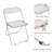 Folding Table Folding Chair Set, Foldable Table Foldable Clear Chair-100483527