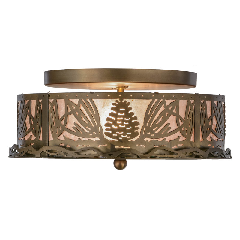 Wyncote Mica Flush Mount