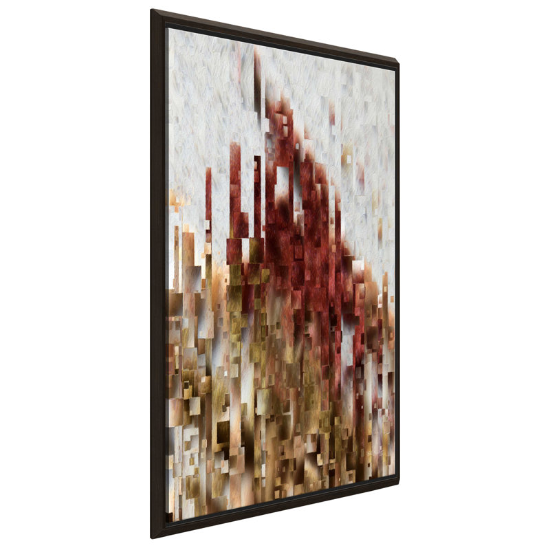 «Philippins 4: 7 The Peace Of God» par Mark Lawrence - reproduction, Cadre flottant espresso, H 43,5 po x l 27,5 po x P 2 po