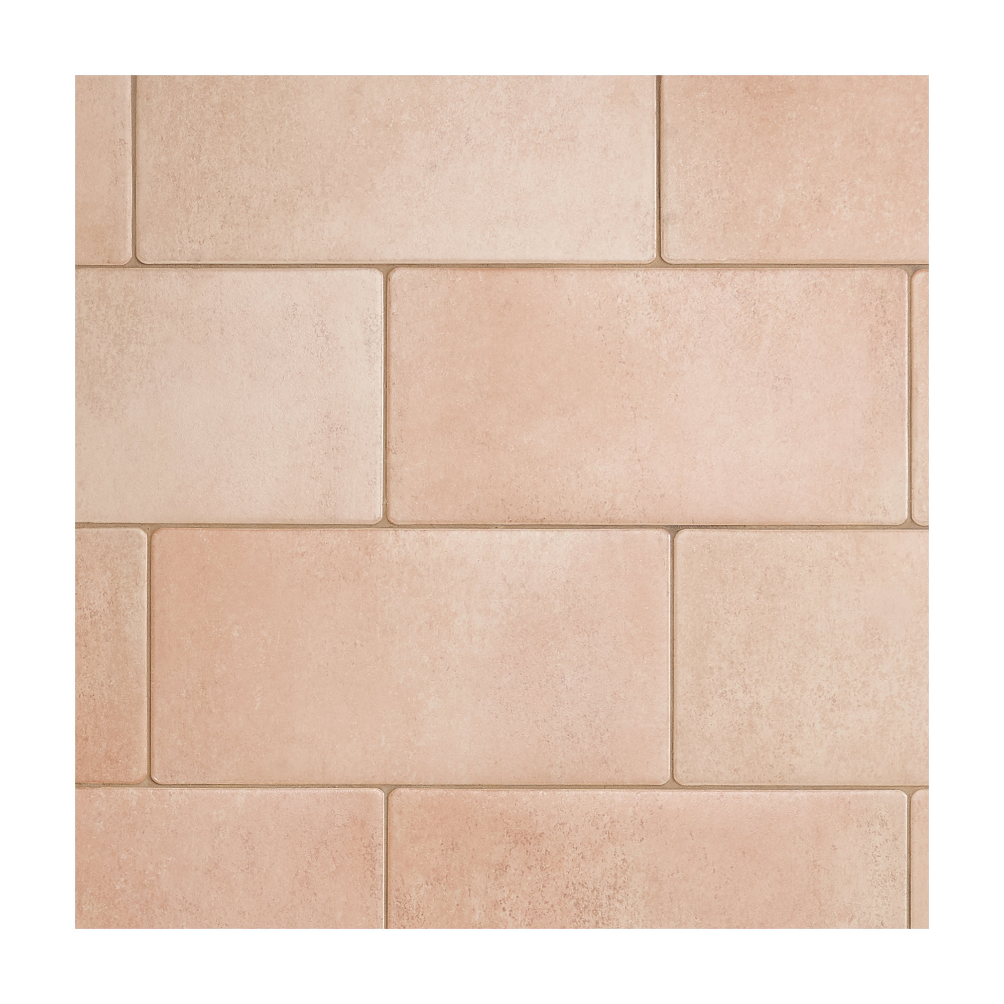 Kaleo 7.08 in. x 14.17 in. Matte Porcelain Terracotta Look Floor and Wall Tile(10.76 Sq. Ft. / Case), Clay