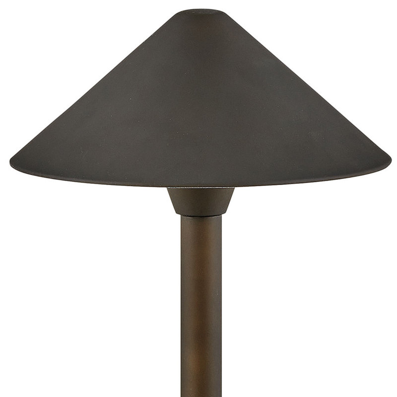 Éclairage de sentier à basse tension, Bronze huilé, H 16 po x l 8 po x P 8 po