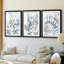 Beach Shell Fresco I - reproduction sur mesure encadrée de qualité supérieure - 3 pièces-856263963