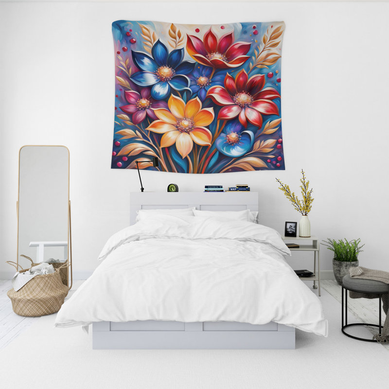 Tapisserie murale, H 88 po x l 104 po x P 1,2 po