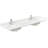 Deborah 72'' Double Bathroom Vanity with Quartz Top