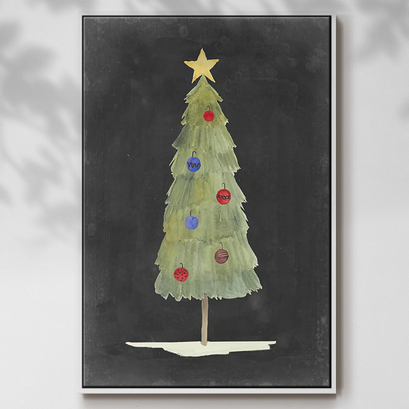 Lueur de Noël II, Blanc, H 25 po x l 17 po x P 1,5 po