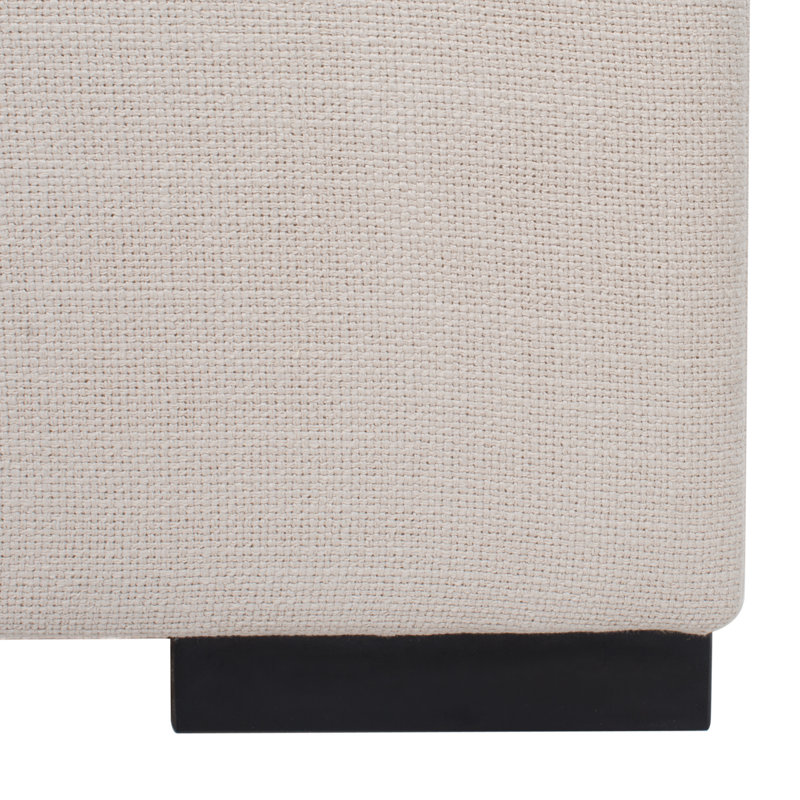 Sasharose Upholstered Platform Bed, Queen, Cream