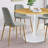 Folmar 4 - Person Dining Table Sets With 35'' Round Table & 4 Upholstered Fabric Chairs-95612170