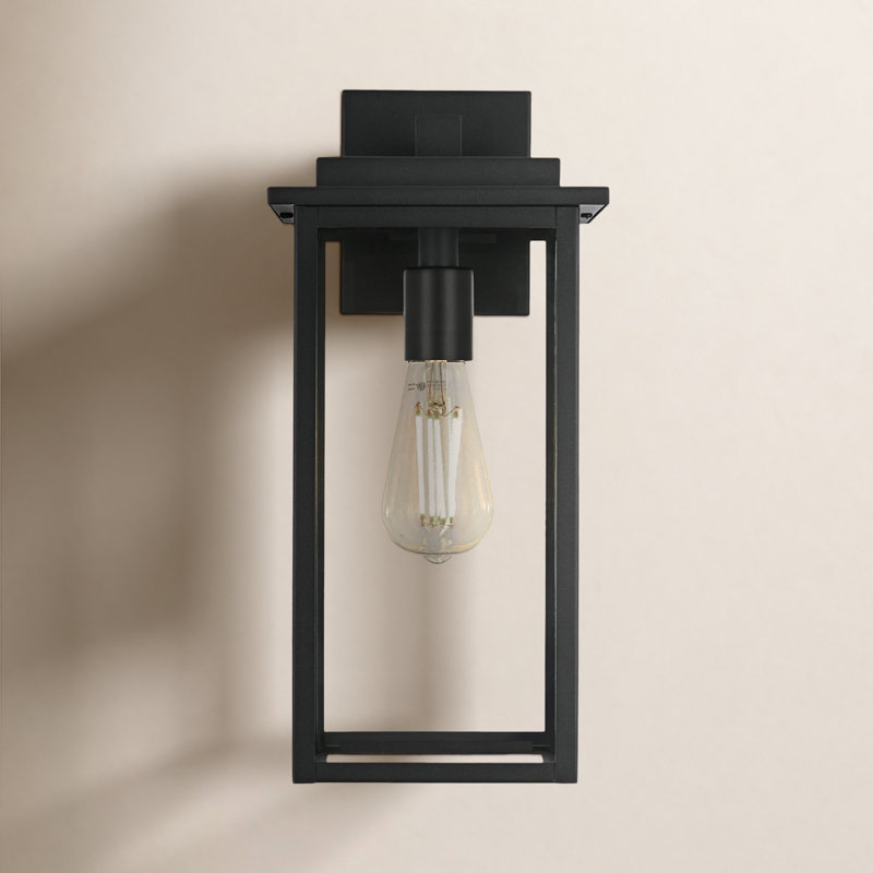 Turnbow Ohara 7 inch Outdoor Wall Sconce in Black