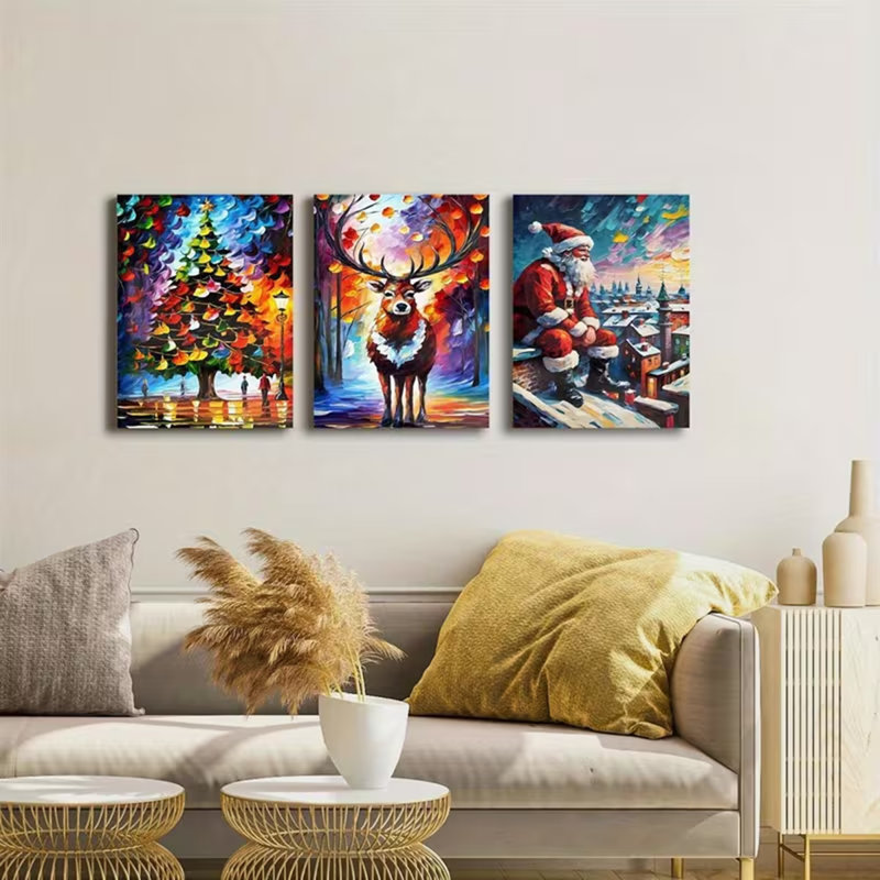 3 Piece Wrapped Canvas Print