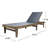 Dark Grey Mesh Chaise - Comfortable For Rest And Relaxation, Sustainably Sourced Wood, 23.7In Wide X 30.59In High 76.36In Deep Lounge Enjoy Leisure Moments With 24In 31.5In