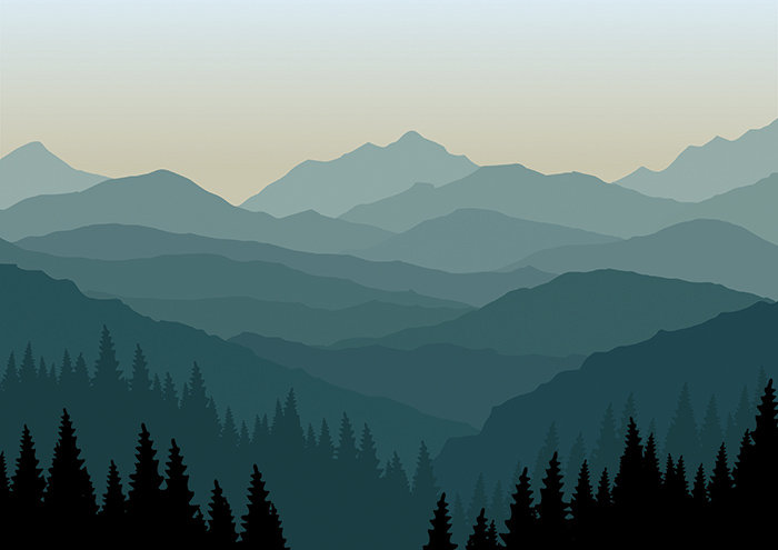Landsdale Matte Mural, 152 x 104cm