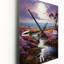 Horloge murale Angleterre, paysage dramatique de Moorsengland-99632606