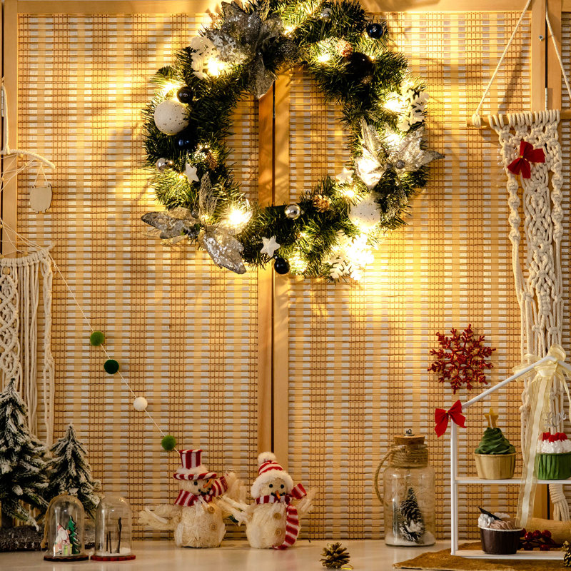Faux Pine 50cm Wreath