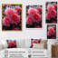 «Pink Mums Elegance In Forest III - Mums», art mural-558635888-558635844