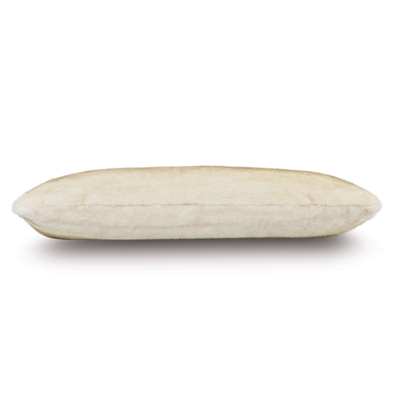 Evelina Faux Fur Decorative Pillow, Rectangle 13"H x 36"W