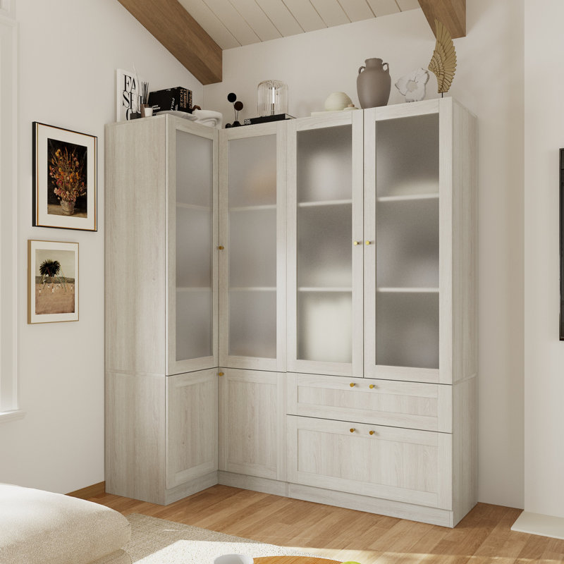 Ensemble de salon avec 2 vitrines