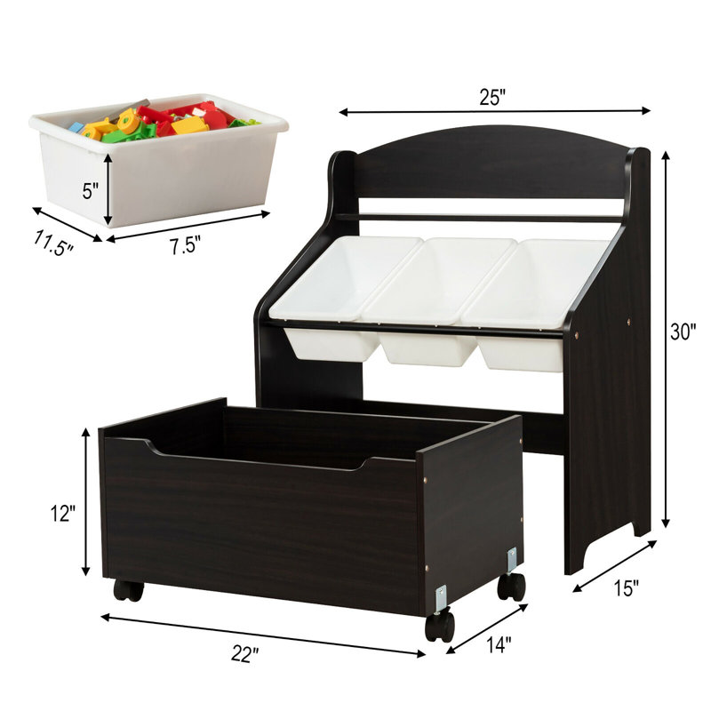Organisateur de jouets Brinskelle, Espresso