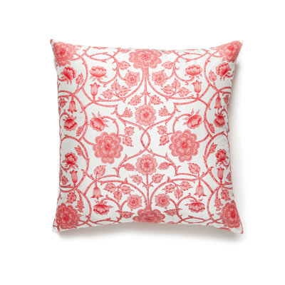 Ornamental Gate Silk Square Pillow Cover & Insert