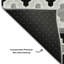 Tapis noir Prisco lavable à la machine de qualité supérieure-1003569826