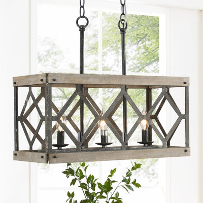 Ramin 3 - Light Square/Rectangle Pendant