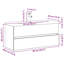 90mm Single Bathroom Vanity with Basin