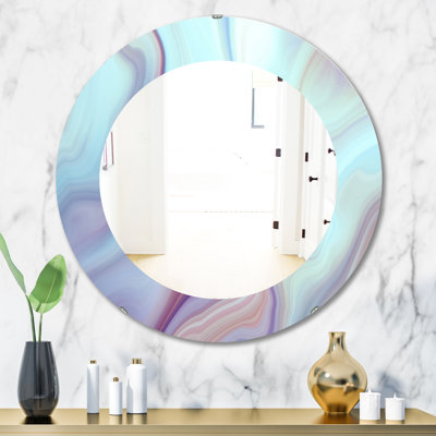 Marbled Geode 5 Modern Wall Mirror