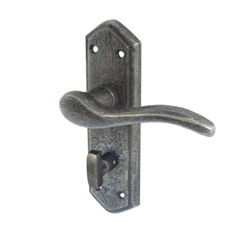 Wentworth Pewter Bathroom Door Handle