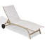 Chaise longue simple avec roulettes 66,93 po Crescentino-1347092895