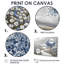 Ensemble de salon d'art mural campagne Blooms I - Cornflowers-748446094-748446099