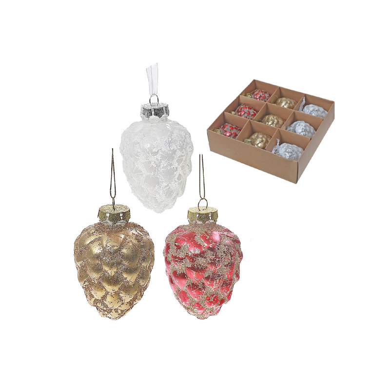 Ihcasadecor 6'' Snowflakes Holiday Shaped Ornament