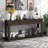Desinae 63" Console Table Sofa Table with Storage Drawers and Bottom Shelf for Entryway Hallway-2034269614