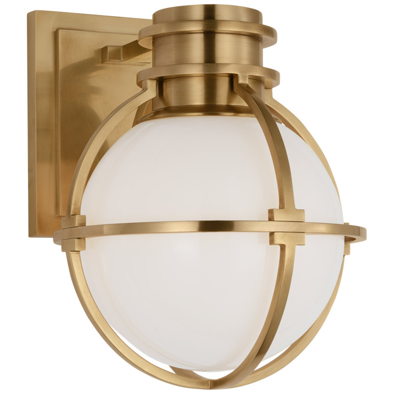 Gracie Single Sconce by Chapman & Myers, Antique-Burnished Brass