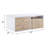 Halcomb Rectangular Coffee Table in White High Gloss