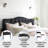 Adjustable Height Headboard with Linen Upholstery and Button Tufting for Bedroom-180468684-180468686