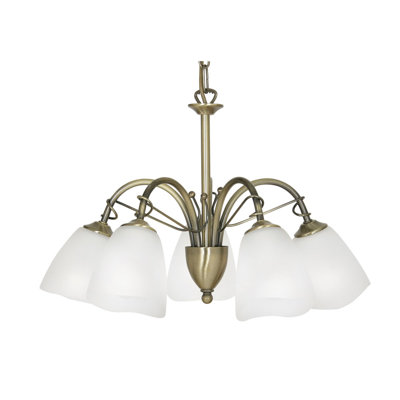 Alaina 5 - Light Shaded Chandelier