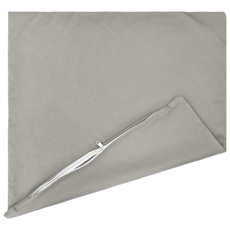 Leaf Design Cushion Cover, Square 35cm, Grey