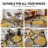 Doucet Geometric Yellow/Gray/Black Area Rug-1146494342