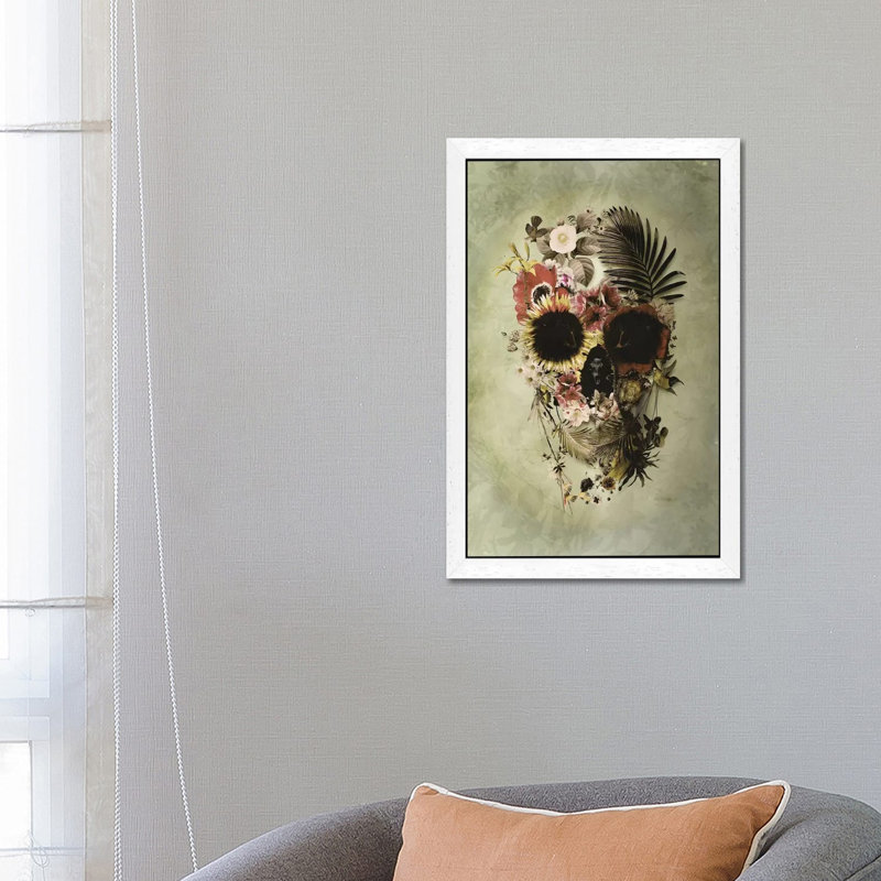 Print on Canvas, 101.6 cm H x 66.04 cm W, White Framed