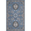 Greer Hand Tufted Wool Floral/Oriental Area Rug in Denim/Brown/Cream/Tan/Teal