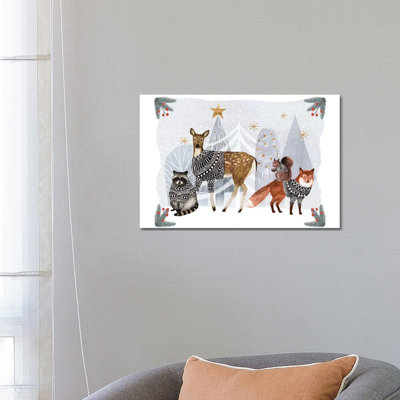 Cozy Christmas Collection A 1 Piece Wrapped Canvas Wall Art