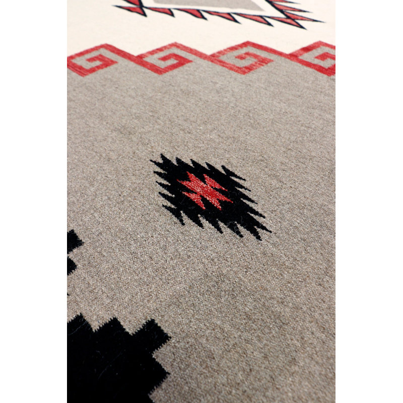 Canvello Reversible Wool Mocha Area Rug- 8'9'' X 12'